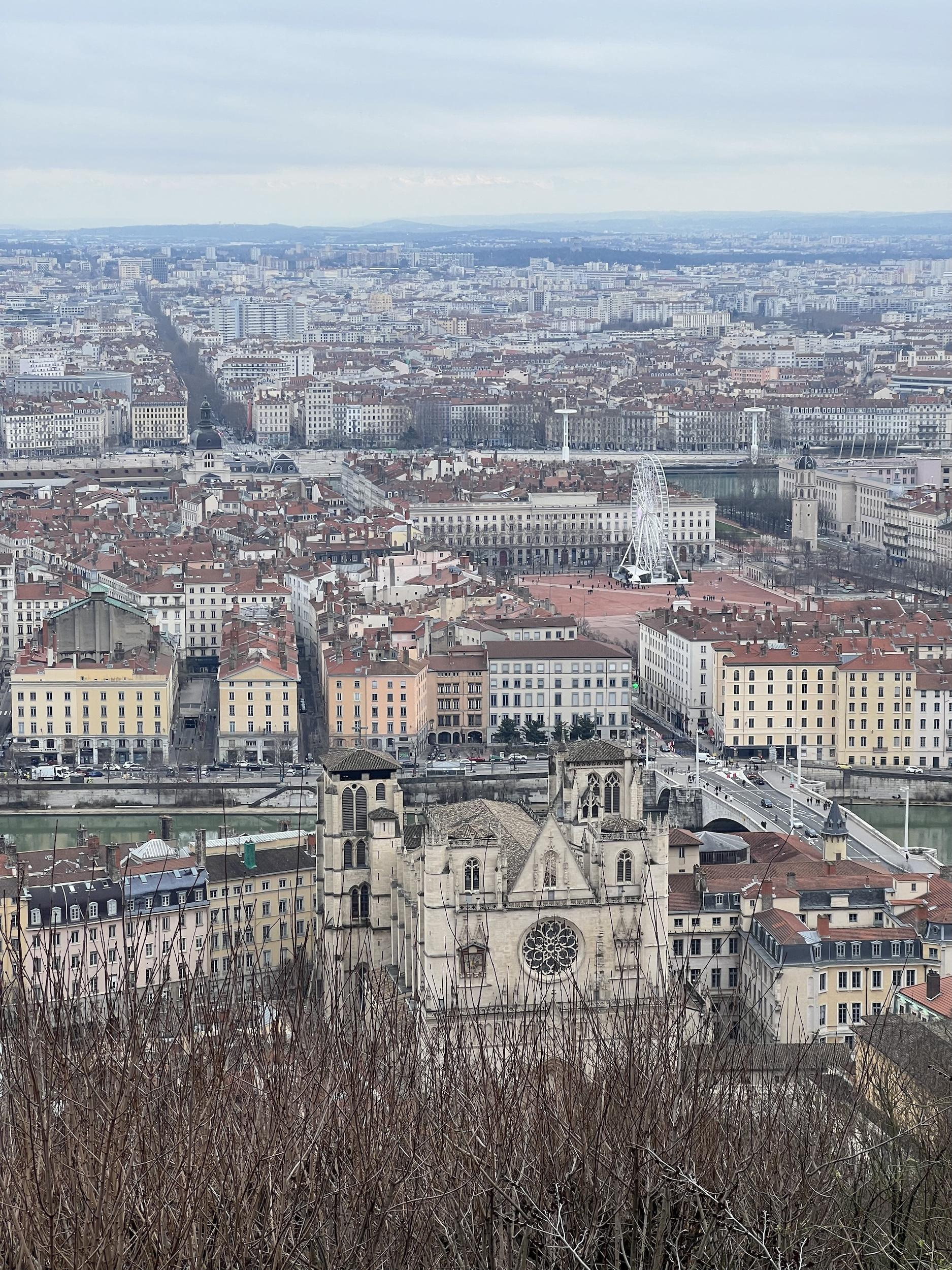 Лион сверху