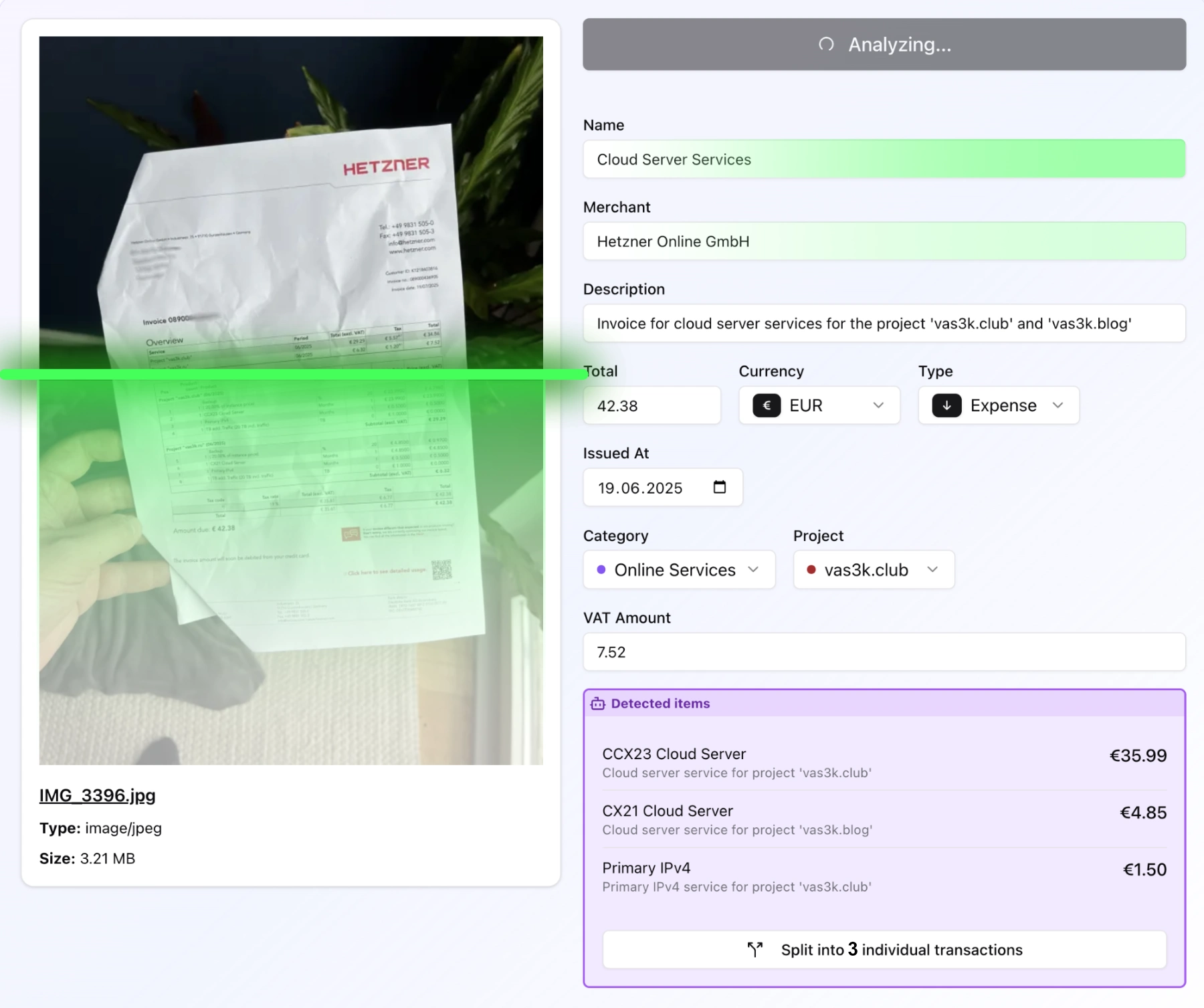 Сканер чеков работает на удивление офигенно